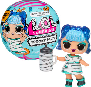 L.O.L. SURPRISE - Laleczka LOL Glitter Ghost w kuli Halloween Spooky Party 593010