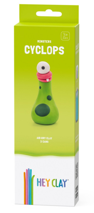 Hey Clay - Masa plastyczna Potwór Cyklop HCL30084