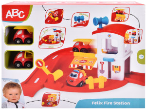 Dickie ABC - Remiza strażacka Felixa + 2 pojazdy 4117001