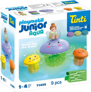 Playmobil - Junior Aqua & Tinti Rodzina kolorowych meduz 71439