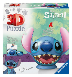Ravensburger - Puzzle 3D Kula: Disney Stitch 72 elem. 115747
