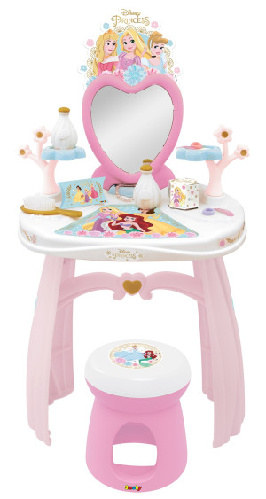 Smoby Księżniczki Disney'a - Toaletka z krzesełkiem + 10 akcesoriów 320251