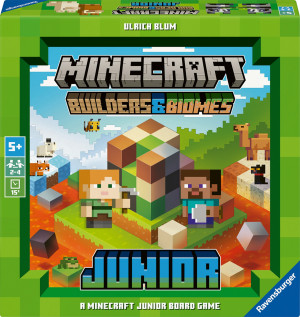 Ravensburger - Minecraft Junior Builders & Biomes Gra strategiczna 246885