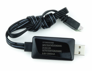 Carrera RC - 2A Kabel USB do akumulatora Li-Ion 9,6V 600086