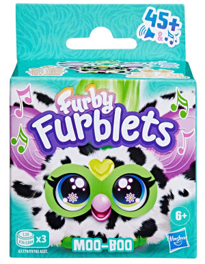 Hasbro Furby Furblets - Interaktywna maskotka Moo-Boo Krówka G1779