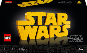LEGO Star Wars - Logo Star Wars zbudowane z klocków 75407