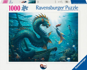 Ravensburger - Puzzle Magiczne morskie głębiny 1000 elem. 014348