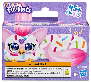 Hasbro Furby DJ Furblets - Berry-Cup-Cake Rozciągliwa interaktywna maskotka G1781