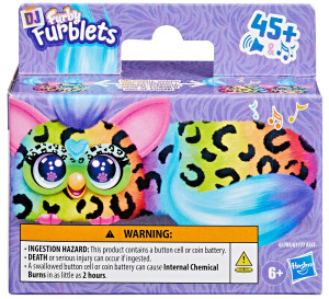 Hasbro Furby DJ Furblets - Rain-Bow-Kat Rozciągliwa interaktywna maskotka G1783