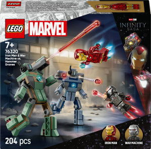 LEGO Marvel Super Heroes - Iron Man i War Machine kontra drony Hammera 76320