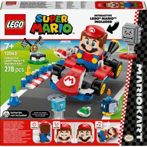 LEGO Super Mario - Mario Kart - Interaktywna figurka LEGO Mario i Standard Kart 72043