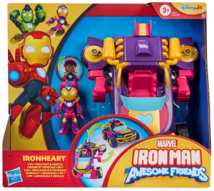 Hasbro Iron Man i super ekipa - Mech 2w1 IRON HEART + figurka G1476