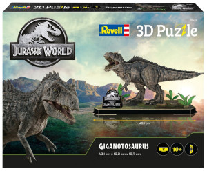 Revell - Puzzle 3D JURASSIC WORLD Giganotozaur 57 elem. 00245
