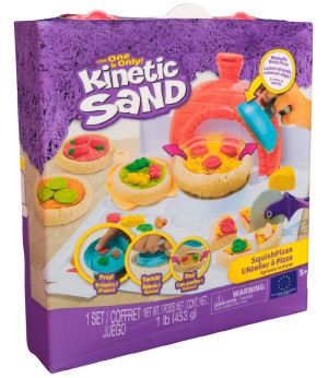 Kinetic Sand - Piasek kinetyczny PIZZA 453 g + akcesoria 6072551