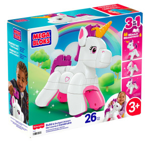 MEGA Bloks - Magiczny jednorożec do zbudowania 26 klocków JKG36