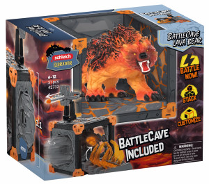 Schleich Eldrador Creatures - Jaskinia bitewna BattleCave + Niedźwiedź z Lawy 42732