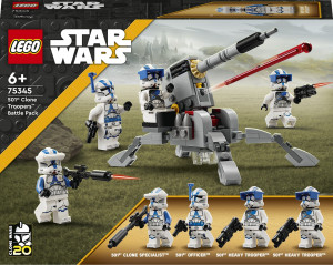 LEGO Star Wars - Zestaw bitewny - żołnierze-klony z 501. legionu 75345