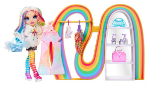 Rainbow High - Tęczowa garderoba + modowa lalka Amaya 543183