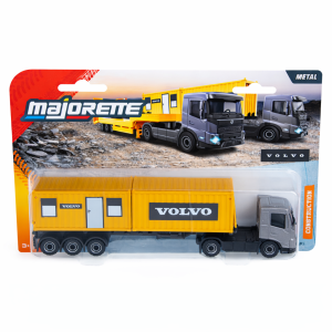 Majorette - Metalowa ciężarówka VOLVO No.3 + przyczepa 3103000