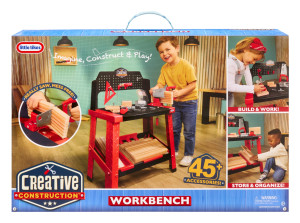 Little Tikes - Creative Construction Stół warsztatowy + 45 akcesoriów 643910
