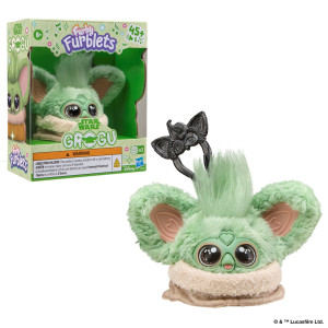 Hasbro Furby Furblets x STAR WARS - Interaktywna maskotka GROGU z dźwiękiem G3598