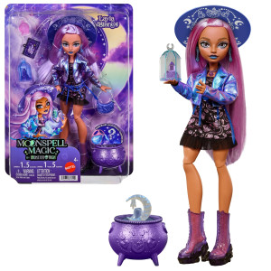 MONSTER HIGH - Moonspell Magic - Lalka Layla Stone Czarownica Kryształów JMB90
