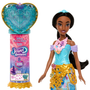 DISNEY Princess - Serduszkowa szkatułka - Lalka księżniczka Dżasmina - Akcesoria JLK30