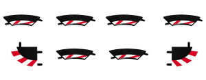 Carrera EVO/DIGITAL 124/132 - Wew. poszerzenie toru - zakręt 2/30 20591