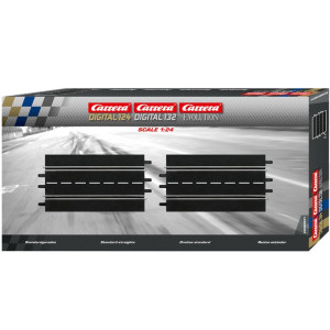 Carrera EVO/DIGITAL 124/132 - Standardowe proste odcinki 2x34,5 cm 2-PAK 20601