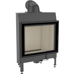 Kamineinsatz aus Stahl KRATKI NADIA 13 kW Ø 200 mit