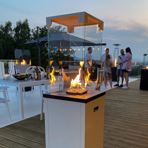 Terrassenheizer Gas PATIO SLC weiß 8,2