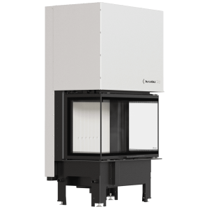 Kamineinsatz KRATKI REGNOR 800/400 8 kW Ø 200 3 seiten