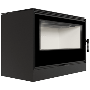 Piec stalowy KRATKI KARI 95 Ø 180 14 kW kominek w