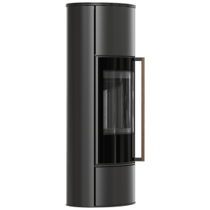 Ofen KRATKI ERIK Ø150 5,5kW Schwarzer Termotec Schließung Griff