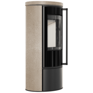 KRATKI ERIK Ø150 5,5 kW Keramikofen GOLD SATIN mit