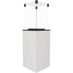 Terrassenheizer Patio Glas weiß manuelle Steuerung