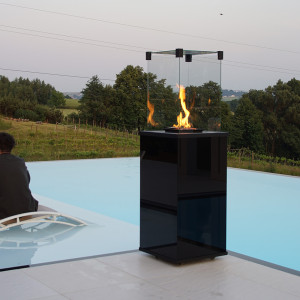 Terrassenheizer Patio Glas manuelle Steuerung