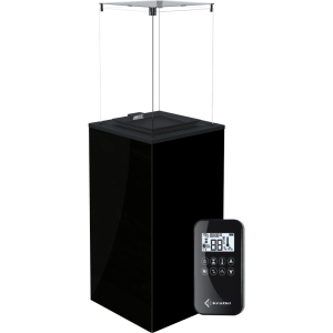 Ogrzewacz tarasowy Patio Mini panel szklany czarny automat 8,2