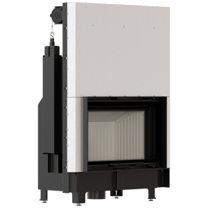 Kamineinsatz KRATKI ZIBI ECO 9,9 kW Ø 180 Schiebetür, selbstschließende