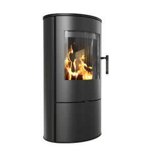 Piec wolnostojący KRATKI ROLLO Ø 150 7 kW czarne