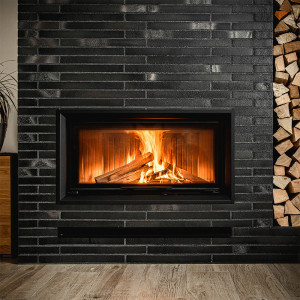 Kominek powietrzny stalowy KRATKI NADIA 14 kW Ø 200