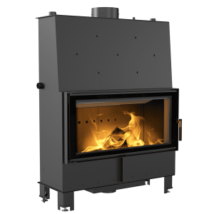 Wasserführender Kamineinsatz KRATKI LUCY 20 kW Ø 200 schwarz