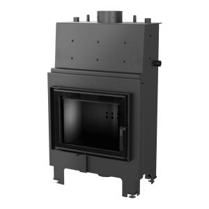 Wasserführender Kamineinsatz KRATKI MBM 12 kW Ø 180 schwarz