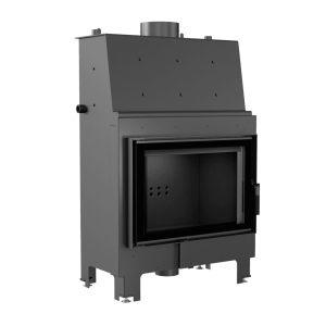Wasserführender Kamineinsatz KRATKI MBO 15 kW Ø 200 schwarz