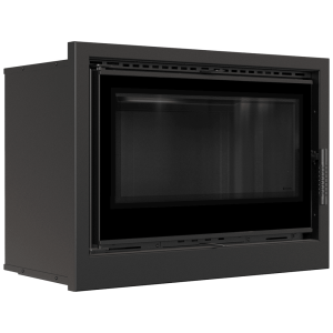 Kamin-Kassette KRATKI ARKE 80 12 kW Ø 200 schwarz