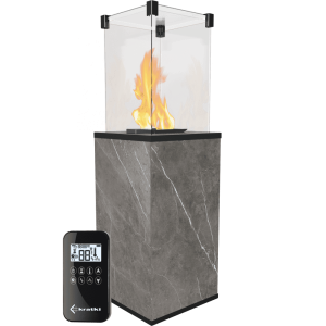Ogrzewacz gazowy Patio spiek Naturali Grey sterowanie automatyczne 8,2