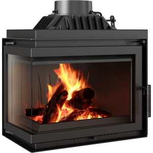 Kamineinsatz Gusseisen KRATKI SIMPLE links 8 kW Ø