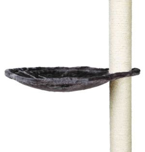 Katzen Trixie Liegemulde 40/45 cm, 40 oder 45 cm Durchmesser, hochwertiger Edelplüsch, aus 100% Polyester, für 9-12 cm Sisalstämme