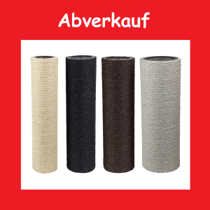 ABVERKAUF Sisalstamm / Deckenspanner, versch. Dicken/Längen/Gewinde, B-Ware (alte/unterschiedliche Chargen), 6 mm Sisalseil