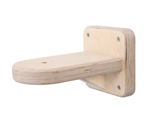 T-Wandhalter für Elemente, extra stabiler T-Wandhalter (30 mm Multiplex), für Sisalstämme und Liegeelemente , optional auch in lackiert oder geölt